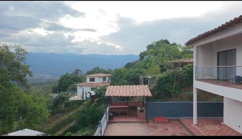 Zona de BBQ con vista al valle